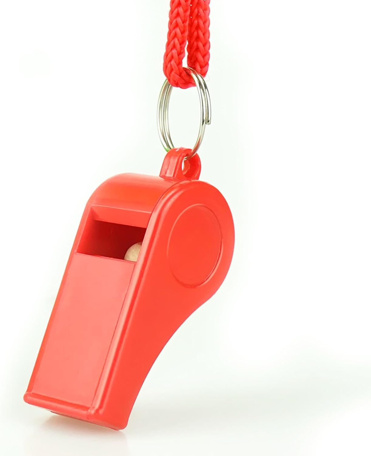 8-Pack Loud 120dB Safety Whistles with Lanyard - Bright Colored Plastic Emergency Whistles for Sports, Coaches, Lifeguards, Survival Kits & Outdoor Activities - Image 5